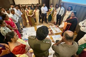 Participants during discussed at citizen science workshop in Sri Lanka, March 2026.