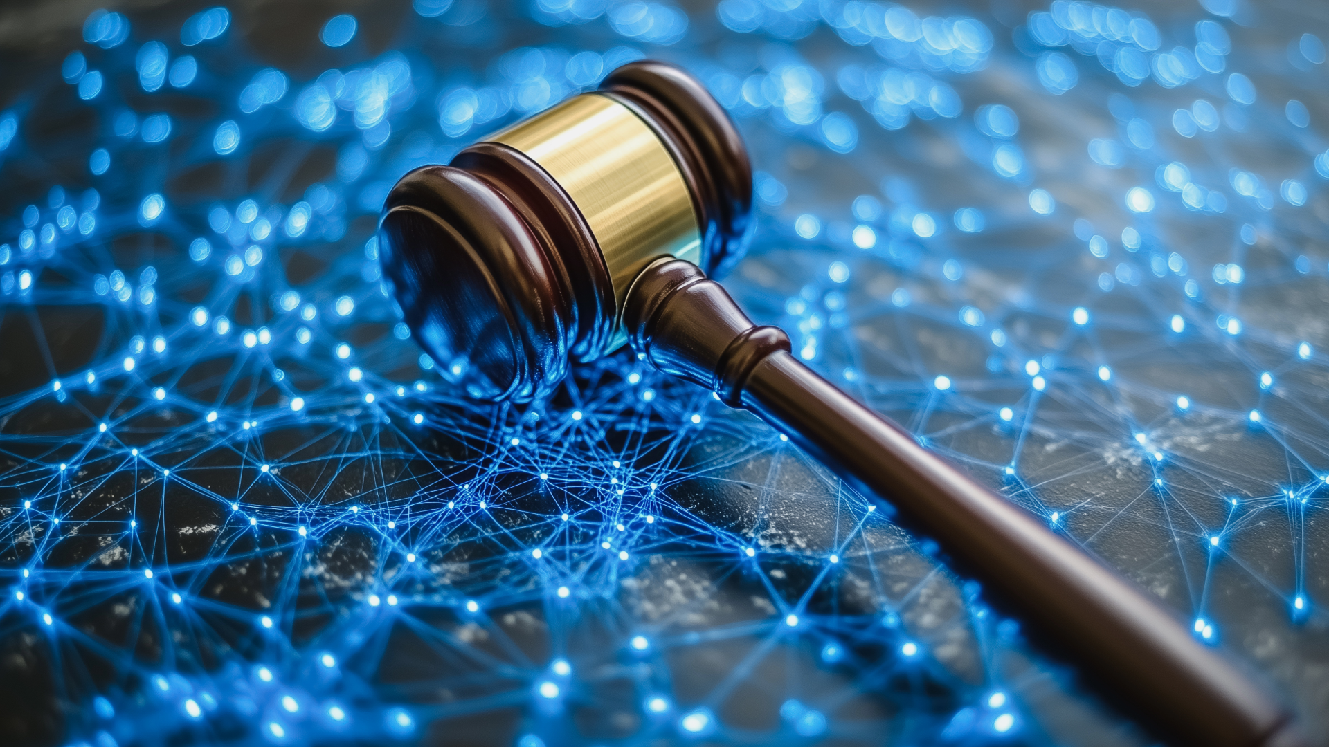 Gavel with AI Neural Net