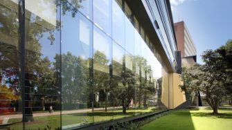 Exterior shot of the Law and Justice Building, Kensington, UNSW.