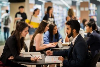 Postgraduate students studying to be a Juris Doctor