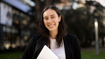 UNSW Law & Justice students on campus