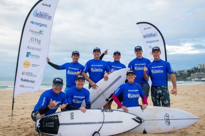 On 25 March the 11th Wipeout Dementia® surf contest ran Sydney’s iconic Bondi Beach. 64 senior executives across the property surfed it off, while raising money for critical dementia research at CHeBA and awareness about the modifiable risk factors of Alzheimer’s disease and other dementias.