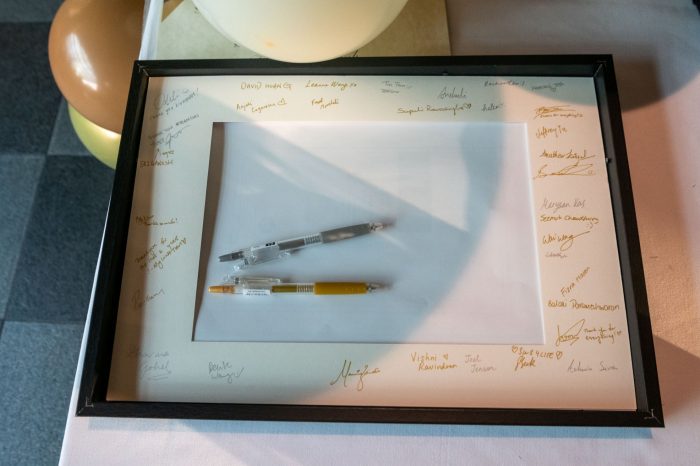 Signed yearbook by graduates