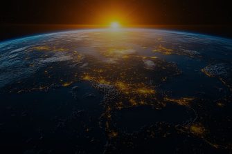 View of Earth from space