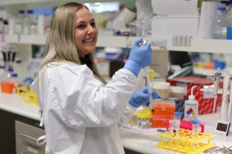 Lab researching cancer
