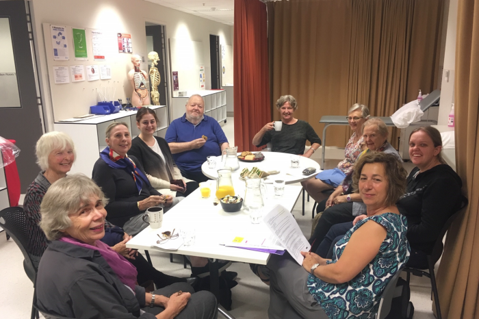 SPs relaxing post exam session