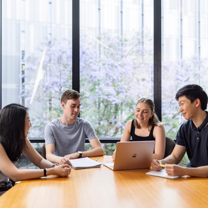 Students learning in the Medicine & Health facilities at the UNSW Kensington campus