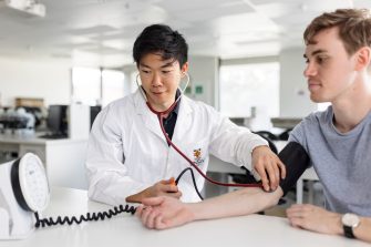 Students learning in the Medicine & Health facilities at the UNSW Kensington campus