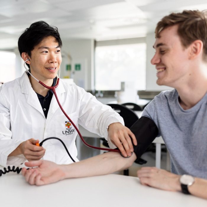 Students learning in the Medicine & Health facilities at the UNSW Kensington campus