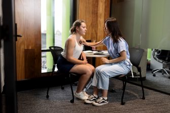 Students learning in the Medicine & Health facilities at the UNSW Kensington campus