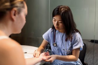 Students learning in the Medicine & Health facilities at the UNSW Kensington campus