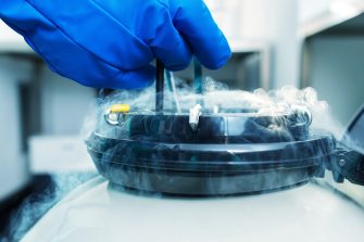 Sample Storage in test-tube laboratory