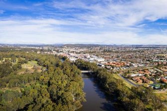 Wagga Wagga aerial view