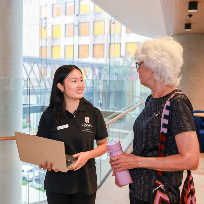 9th March 2026 - UNSW Health Translation Hub. Photographs of students and patients at the UNSW Health Clinic. Photography by Katherine Griffiths
