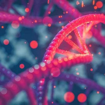 DNA structure concept background