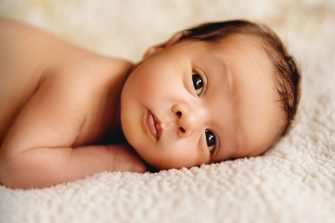 Photo of baby resting