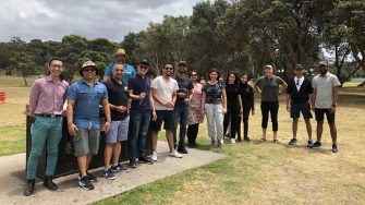 Optometry PhD student group photo