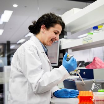 MSI staff at work with laboratory equipment and techniques