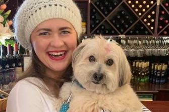 Ashton Curry-Hyde with Archie