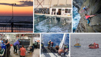 Our Future Oceans teamwork in action collage