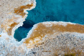 Geothermal pool in Yellowstone National Park