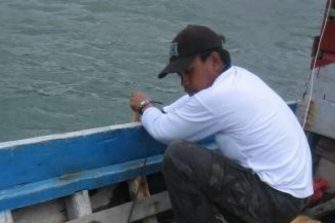fisherman on boat