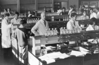 Max Dupain photo inside Heffron Building