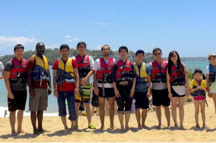 Kayaking at Royal National Park, Dec 2014