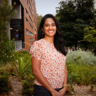 A headshot of a student looking at the camera and smiling.
