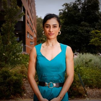 A headshot of a student looking at the camera and smiling.