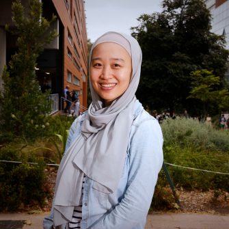 A headshot of a student looking at the camera and smiling.