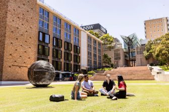 Students learning in the Science facilities at the UNSW Kensington campus