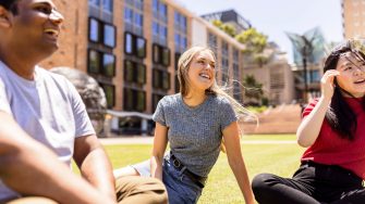 Students learning in the Science facilities at the UNSW Kensington campus