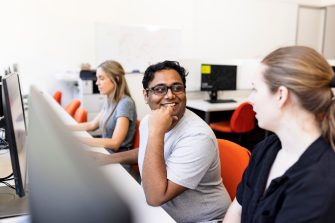Students learning in the Science facilities at the UNSW Kensington campus