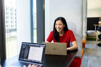 Students learning in the Science facilities at the UNSW Kensington campus