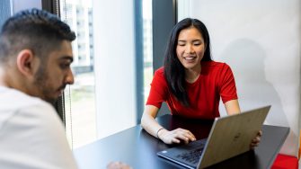 Students learning in the Science facilities at the UNSW Kensington campus