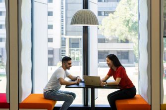 Students learning in the Science facilities at the UNSW Kensington campus