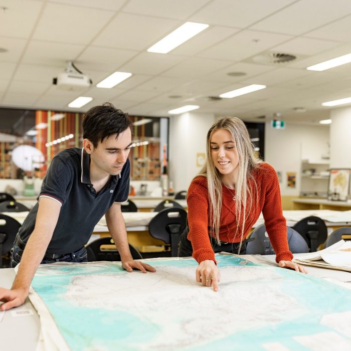 Students learning in the Science facilities at the UNSW Kensington campus