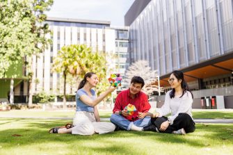Students learning in the Science facilities at the UNSW Kensington campus