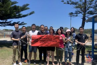 group photo welcome bbq