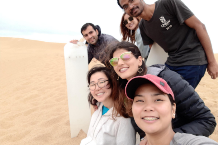 Farewell trip for Ujji, Stockton Sand Dunes