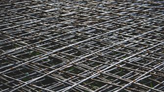 Metal rebar grid
