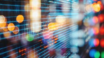 abstract city lights at night