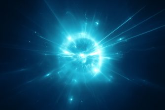 Abstract blurry explosion background