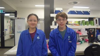 Ramaciotti interns Elizabeth and Austin