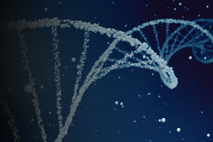 Water bubble DNA with mRNA background