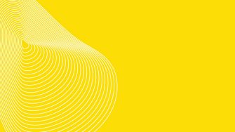 Yellow background with white shape overlay