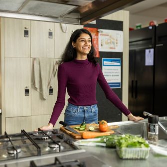 Students at UNSW on-campus accommodation