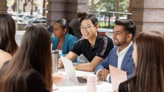 group of students in the UNSW campus