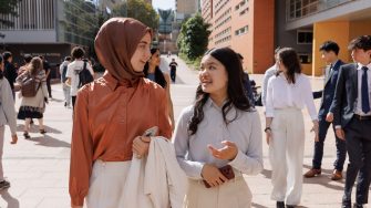 group of students in the UNSW campus